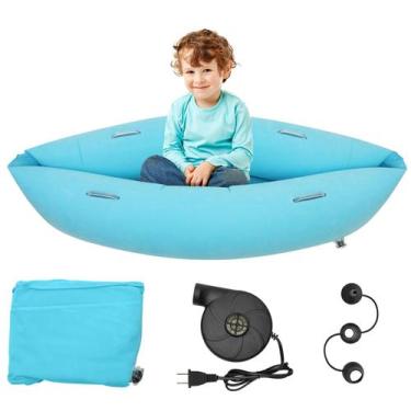 Imagem de Cadeira sensorial WOUDY inflável Peapod 60cm para crianças autistas