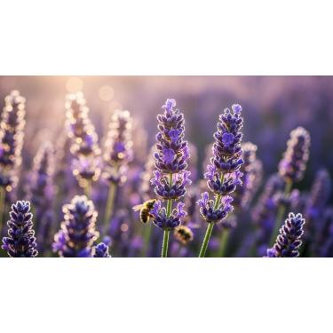 Imagem de 100 Sementes Lavanda Aromática – Flores Roxas para Jardim, Vasos e Paisagismo