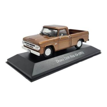 Imagem de Miniatura Dodge D100 Pickup 1971 Marron Metal Ixo 1:43 - Planeta Deago