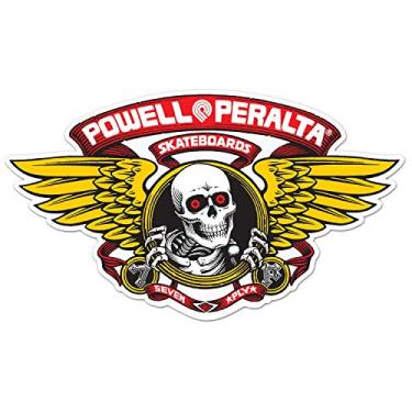 Imagem de Peralta Skateboard Winged Ripper Ramp Sticker Red (Extra Large 12")