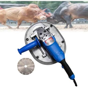 Imagem de Descornador EléTrico Para Gado Grande De 1700 W, Aparador De Chifres De Vaca Adulta, 8800 Rpm, DiâMetro Do Cortador De 225 Mm, Sem Necessidade De LubrificaçãO, Para Corte De Chifres De Gado/Cabra