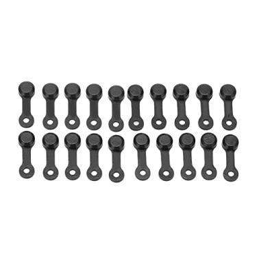 Imagem de Zerk Tampa de Encaixe Durável, Tampas de Graxa para Carro e Motocicleta, Tampa de Parafuso Sangrador de Freio de Silicone, Pacote Com 20 (Preto)