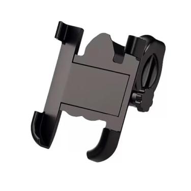 Imagem de Suporte de metal Ferro Para Celular Moto Guidão Bike com Carregador entrada USB