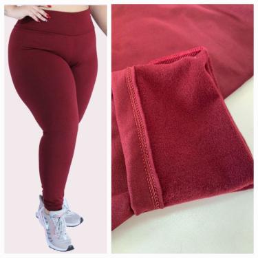 Imagem de Calça legging Flanelada Feminina - Legg Suplex Peluciada Plus Size