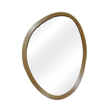 Imagem de Espelho Decorativo Freijó 29x44cm Orgânico Ep