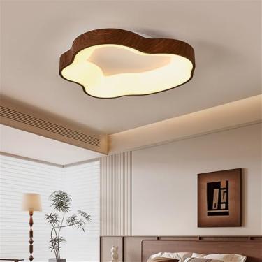 Imagem de Nórdico Moderno Quarto Lâmpada De Teto LED Moda Simplicidade Arte Sala De Estar Estudo De Restaurante Quarto Infantil Corredor Varanda Luz (3826B D49CM)