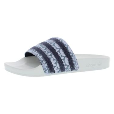 Imagem de adidas Sandália Adilette confortável unissex para adultos, Cor do fornecedor/cor do fornecedor/núcleo branco-branco, 36