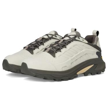 Imagem de Merrell Moab Speed 2 Tênis masculino de couro impermeável para caminhada, Basalto, 46