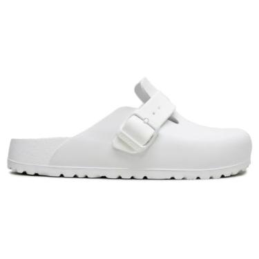 Imagem de Birkenstock Sapatilhas femininas Boston, Branco/Branco, 13 Women/11 Men