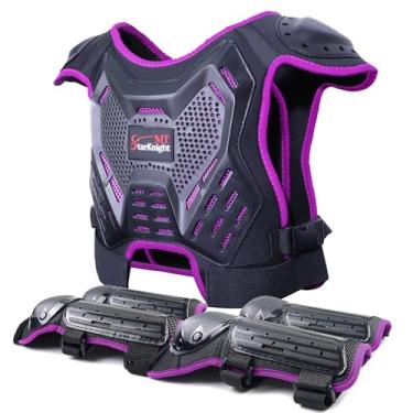 Imagem de StarknightMT Equipamento de bicicleta suja infantil - Equipamento de proteção para motocicletas juvenis, quadriciclos, protetor de tórax, motocross, terno para meninos e meninas, mountain bike