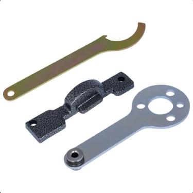 Imagem de Kit Ferramenta Fasagem Eixo Comando Motor Fire Evo 8V 1.0/1.4 Sincronismo Preciso Do Comando De Válvulas Correia