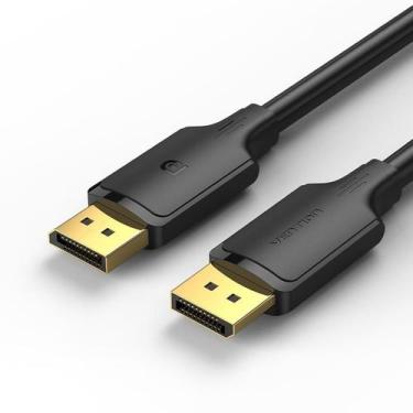 Imagem de Cabo Displayport 1.2 4k 144hz Adaptador Dp Blindado 1,5m 3D - Bbacomer