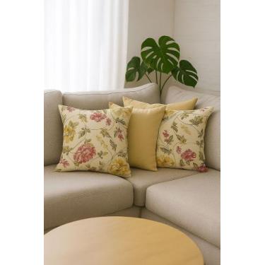 Imagem de Kit 4 Capas de Almofadas Tecido Impermeável! Tamanho 43X43 cm. Excelen