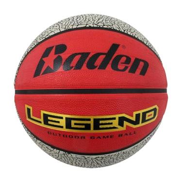 Imagem de Baden Basquete de borracha Legend (Tamanho intermediário 6) 72,4 cm Vermelho/Preto