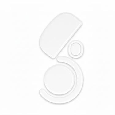Imagem de GNAFETS Pacote com 2 pés de mouse de substituição – patins de PTFE, ultra suave, durável, borda arredondada compatível com Logitech G Pro X Superlight