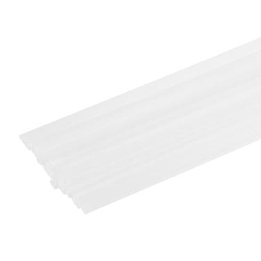 Imagem de HARFINGTON 2 conjuntos (10 peças) hastes de solda de plástico 25,4 cm tiras de solda PP hastes de soldagem para para-choques de carro, caiaque, reparo diário, para-choques de plástico, branco