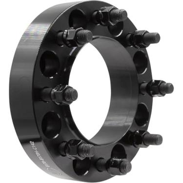 Imagem de Wheel Accessories Parts Espaçadores de roda centrados em cubo de aço, 1 peça 8 em 170 mm 1,5 de espessura 14 mm 1,5 rosca parafuso prisioneiro M124,9 cubo para Ford 2003+ F250 F350 Super Duty roda traseira única | Roda dianteira traseira dupla 03-05