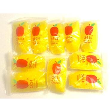 Imagem de 3434 (3/10.2 cm x 3/10.2 cm) cor amarela Apple Brand Bags Mini Zip Lock Baggies, caixa com 1.000