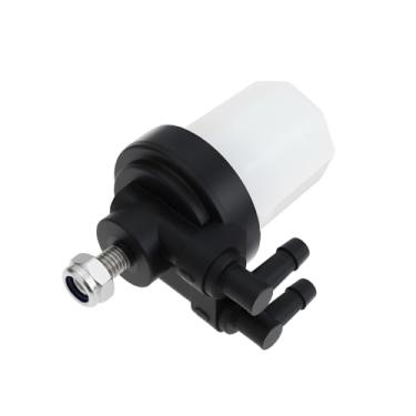 Imagem de eMagTech 1 conjunto de filtro de combustível com porca 35-8M0088825 compatível com motores de popa Mercury Mariner Tohatsu 25HP 30HP EFI