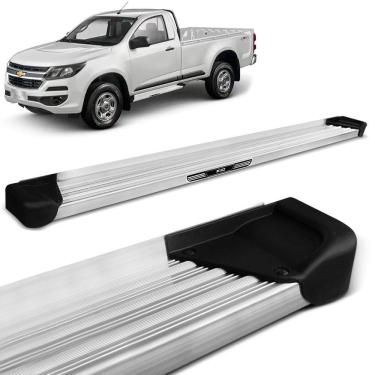 Imagem de Estribo Lateral S10 2012 a 2023 CS Alumínio Natural A3 Com A