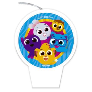 Imagem de Vela Plana Bolofofos - Embalagem com 1 unidade.