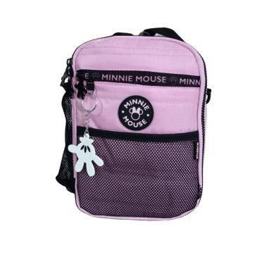 Imagem de Lancheira Rosa Minnie Disney Matelassê Juvenil Xeryus