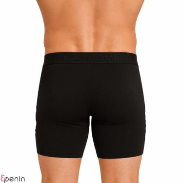 Imagem de Cueca Ciclista Boxer Microfibra Comprida Masculina Confortável - EPeni