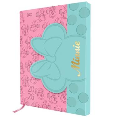 Imagem de DAC - Agenda menor 2026 com 336 páginas e Fita Marca Página - Minnie