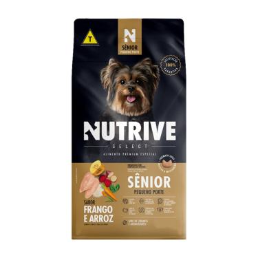 Imagem de Ração Cães Nutrive Select Senior Pequeno porte Frango e Arroz 15kg