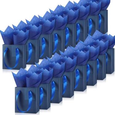 Imagem de Sacos de presente Tenare Small Paper Bulk com alça de joias, 12 unidad