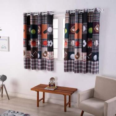 Imagem de Cortina Boy 300 Fios 2,00m Largura x 1,50m Altura Esportes - Home Fern