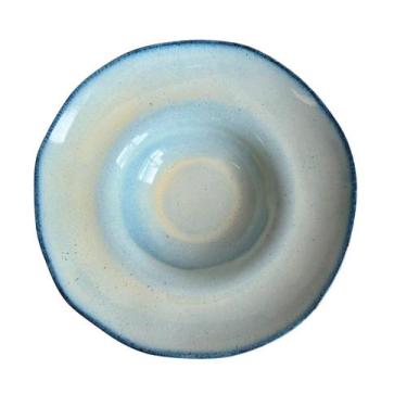 Imagem de Prato Massa Risoto Cerâmica Orgânico Azul Glacier 28 cm - 1 unid. - PO