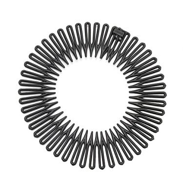 Imagem de Grampo de cabelo de viagem de pente de plástico para maquiagem, banho para natação, faixa elástica de cabelo, acessórios de cabelo (03)