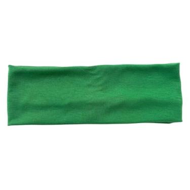 Imagem de Bandanas esportivas modernas para mulheres, elásticas, macias, antiderrapantes, faixas de cabelo para treino diário, corrida, esportes, ioga, verde 1