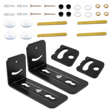 Imagem de Suporte de parede Soundbar Suporte de barra de som resistente Suporte de montagem de soundbar sob TV Suporte de montagem suporta até 15 kg para sala de estar quarto ZJMCAJY