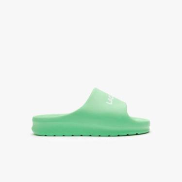 Imagem de Chinelo Lacoste Masculino Serve Slide 2.0, Verde, Branco, 38