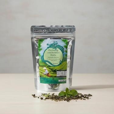 Imagem de Chá Oolong Premium com Hortelã e Menta, Importado, 80g, Folhas, Blend de Chá Oolong com Ervas Aromáticas