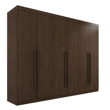 Imagem de Guarda Roupa Casal 6 Portas 6 Gavetas Gramado 100% Mdf Valverde Moveis Canion