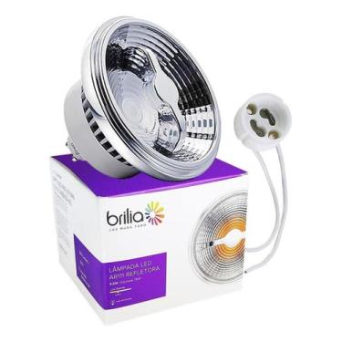 Imagem de Lâmpada Led Ar111 9,5W 20 Gu10 127V Refletora Dimerizável - BRILIA, 11