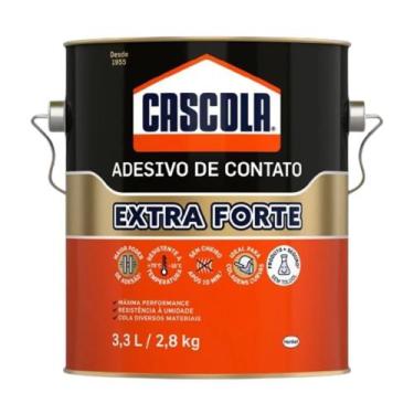 Imagem de Cola Adesivo de Contato 2,8Kg Cascola Extra sem Toluol Henkel Cola Mad