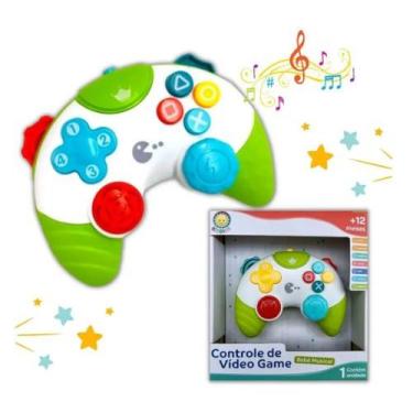 Imagem de Controle Bebê Gamer Didático Infantil Brinquedo Com Sons Luz - Zoop To