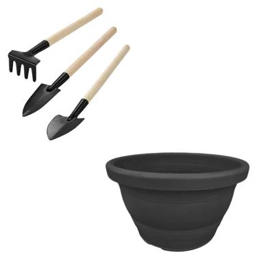 Imagem de Kit Mini Jardinagem com 4 Peças para Suculentas, Pequenas Plantas e Flores, Conjunto de Ferramentas para Cultivo