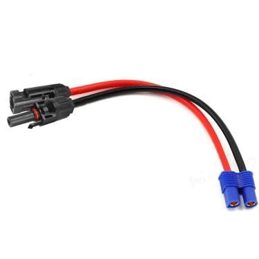 Imagem de Cabo solar Graybull para cabo adaptador EC-8 compatível com painel solar conector MC4 funciona com impulsor de bateria e produto Apex
