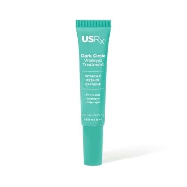 Imagem de Urban Skin Rx Creme de tratamento noturno Dark Circle Vitaleyez, suaviza e ilumina a aparência dos olhos inchados cansados, visa olheiras e linhas finas com cafeína e ácido hialurônico, 14,2 g