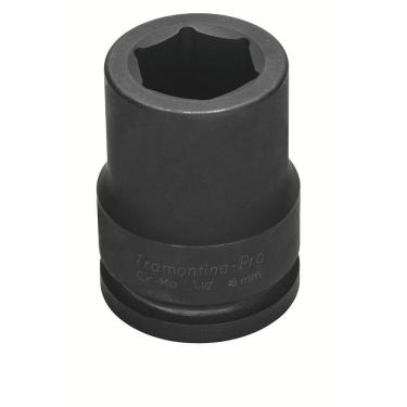 Imagem de Soquete De Impacto Sextavado Longo Em Aço Cromo Molibdênio 55 Mm - Encaixe 1.1/2'' Tramontina Pro Tramontina