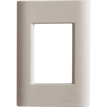 Imagem de Placa 3 Postos 4x2 Tramontina Giz Fendi Sem Suporte Tramontina