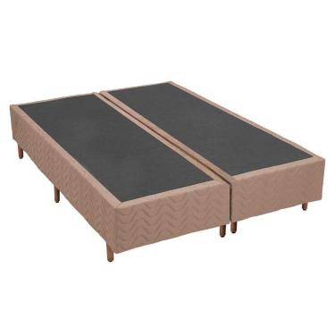 Imagem de Cama Box Base Queen Universal Bordado Clean (158x198x25) - Polar