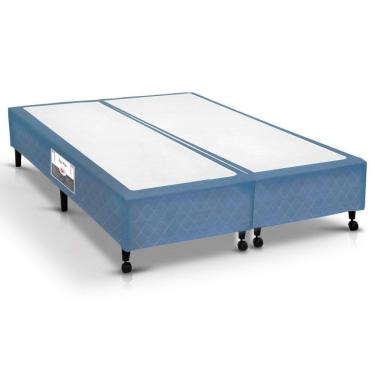 Imagem de Cama Box Base King Poli Tecido Blue (193x203x23) - Castor