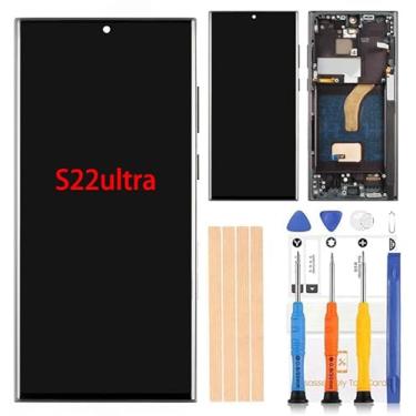 Imagem de Tela digitalizadora TFT LCD Touch Assembly Display LCD de substituição para Samsung Galaxy S22 Ultra s908 s908U s908W s908A polegadas por BITANR