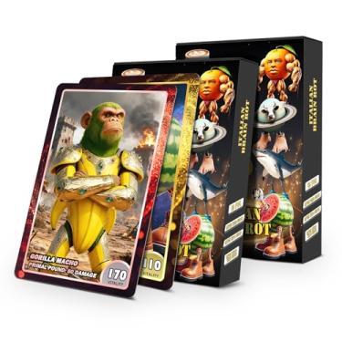 Imagem de 2Pack-Italian Brainrot Cards,Funny Brainrot Cards Rot Collection,Brainrot-Gifts,Featuring Characters Like Tralalero Tralala &Ballerina Cappuccina,Famous Fantasy Bizzare Animals Fun Illustrations-55pcs